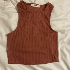 ribbed tank top
